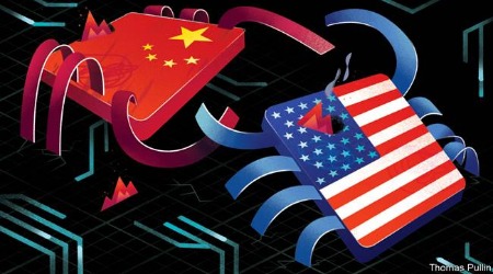Bagarre entre des puces électroniques chinoises et américaines